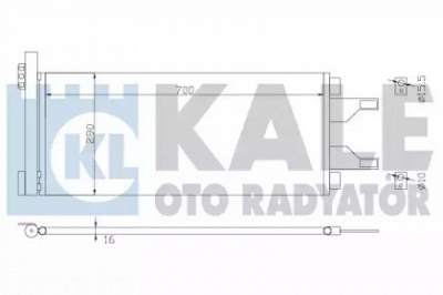 KALE OTO RADYATOR 343085 -  Конденсатор, кондиционер